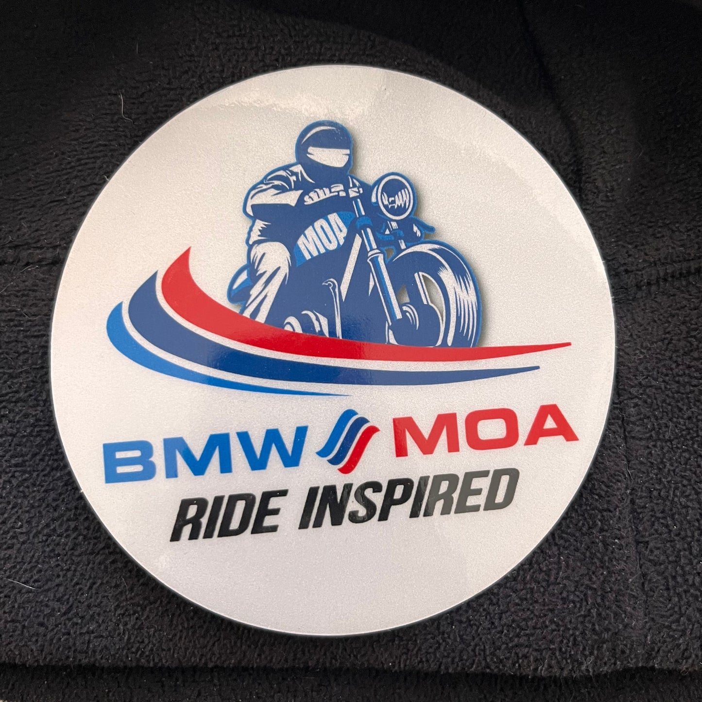 BMW MOA Member Retro-reflective Ride Inspired Sticker