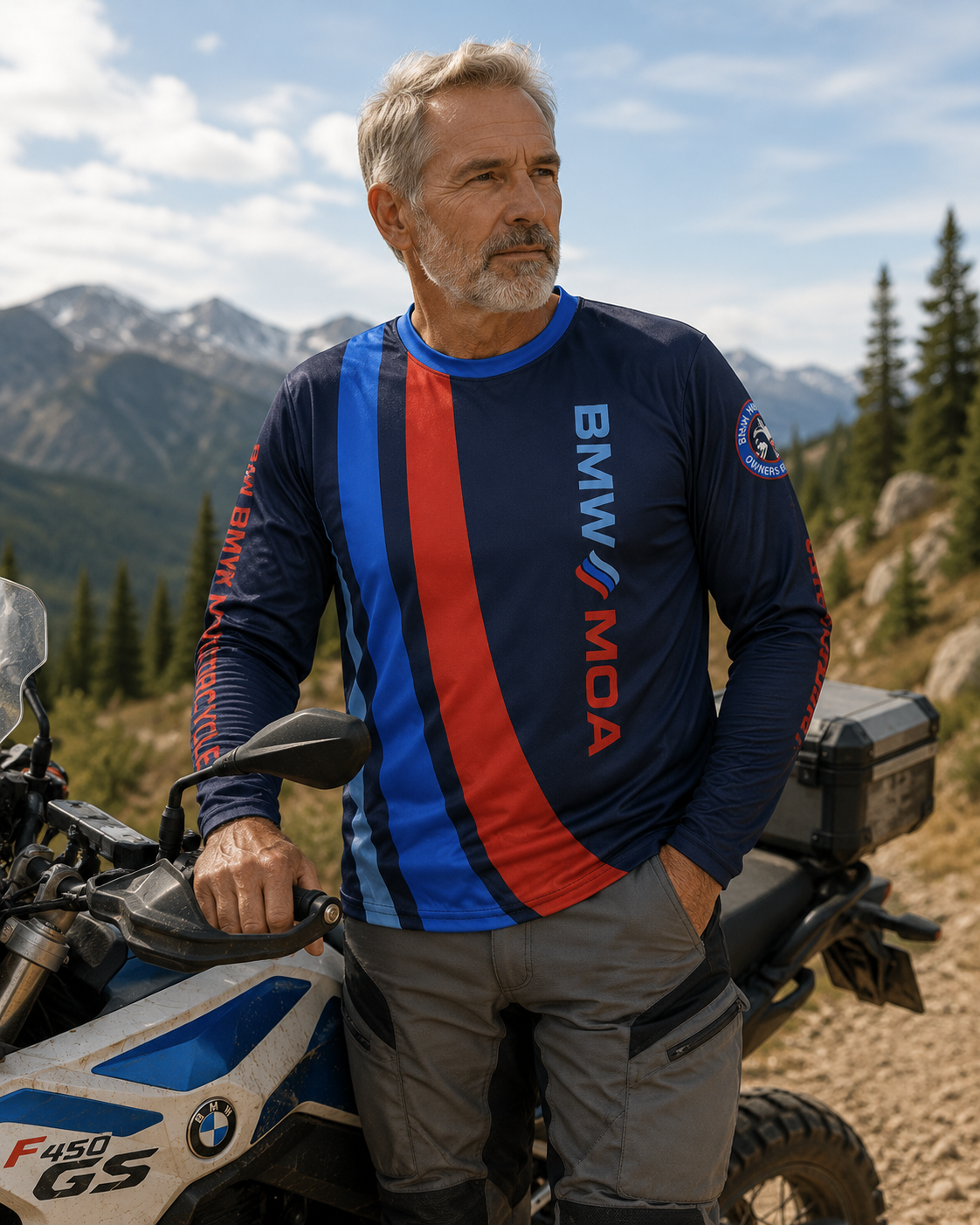BMW MOA - Unisex - Long Sleeve Moto Jersey Repeater