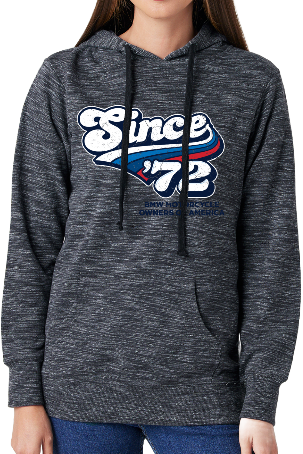 Since '72 - Women's - Charcoal Heather Hoodie Pullover