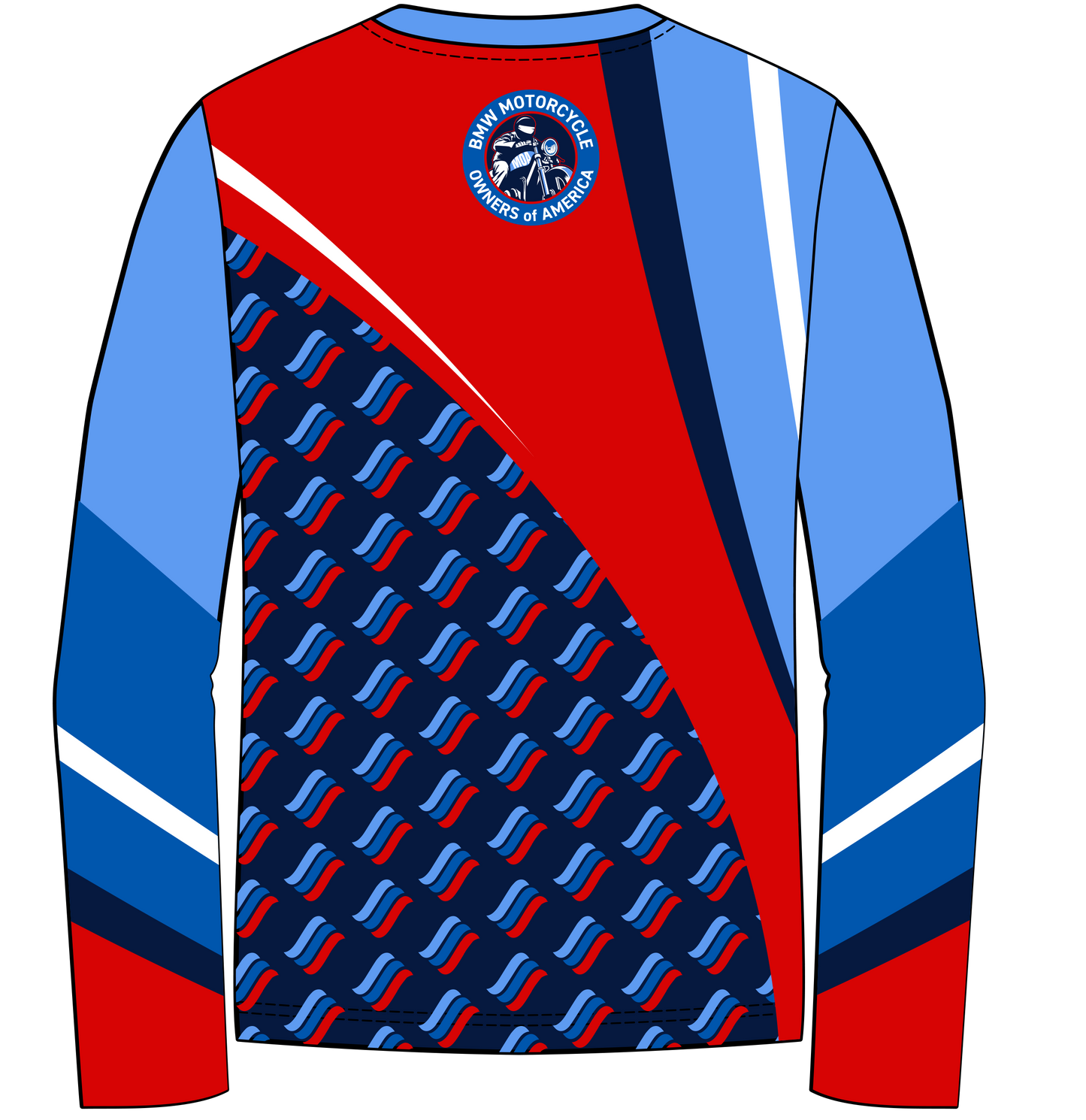 BMW MOA - Unisex - Long Sleeve Moto Jersey Repeater