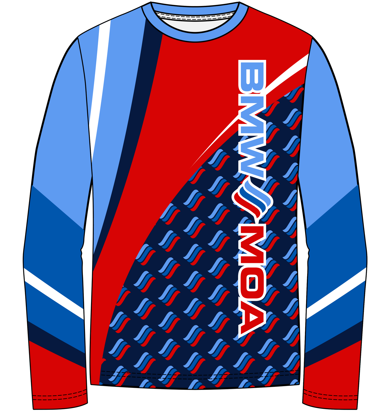 BMW MOA - Unisex - Long Sleeve Moto Jersey Repeater
