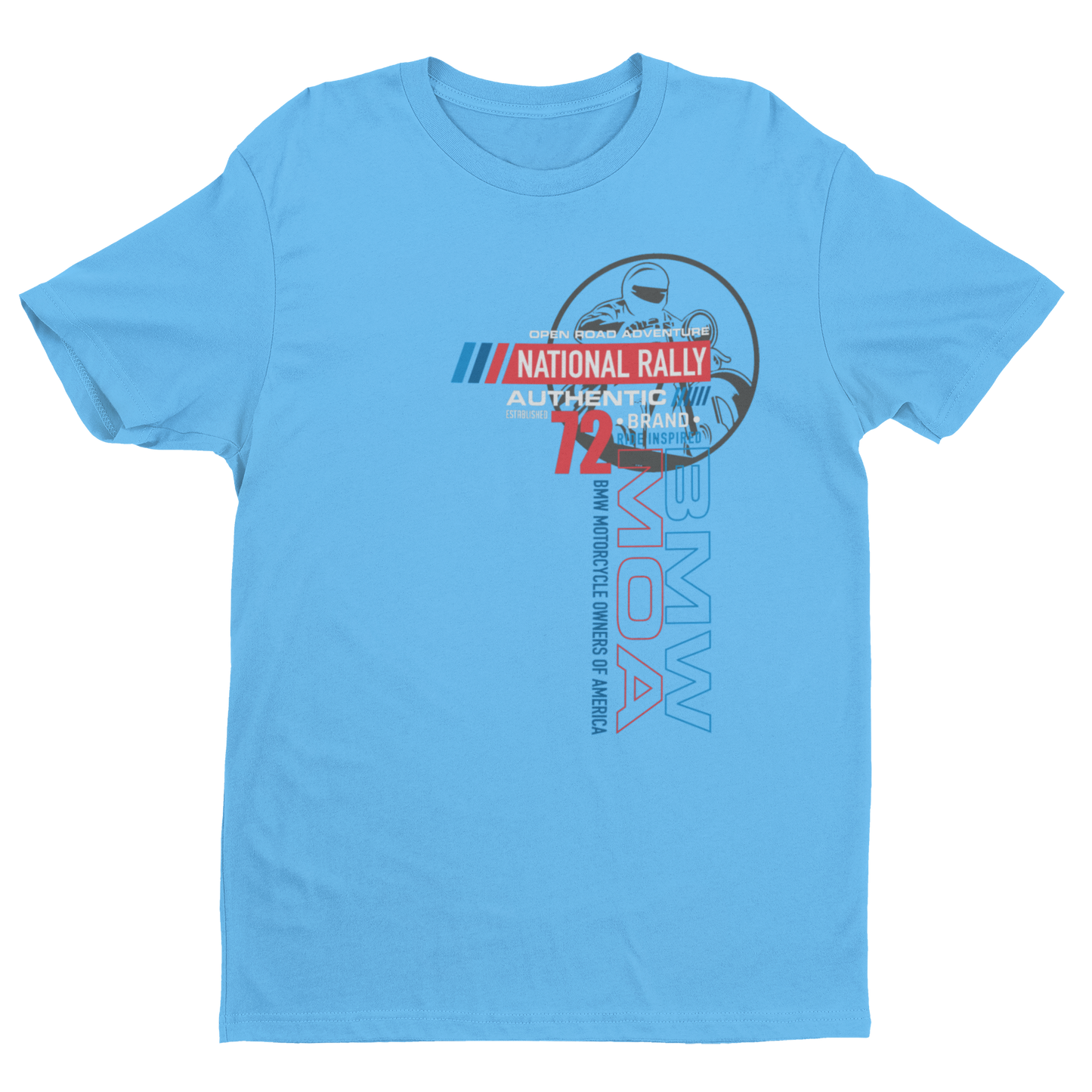 National Tee - BMW MOA Blue