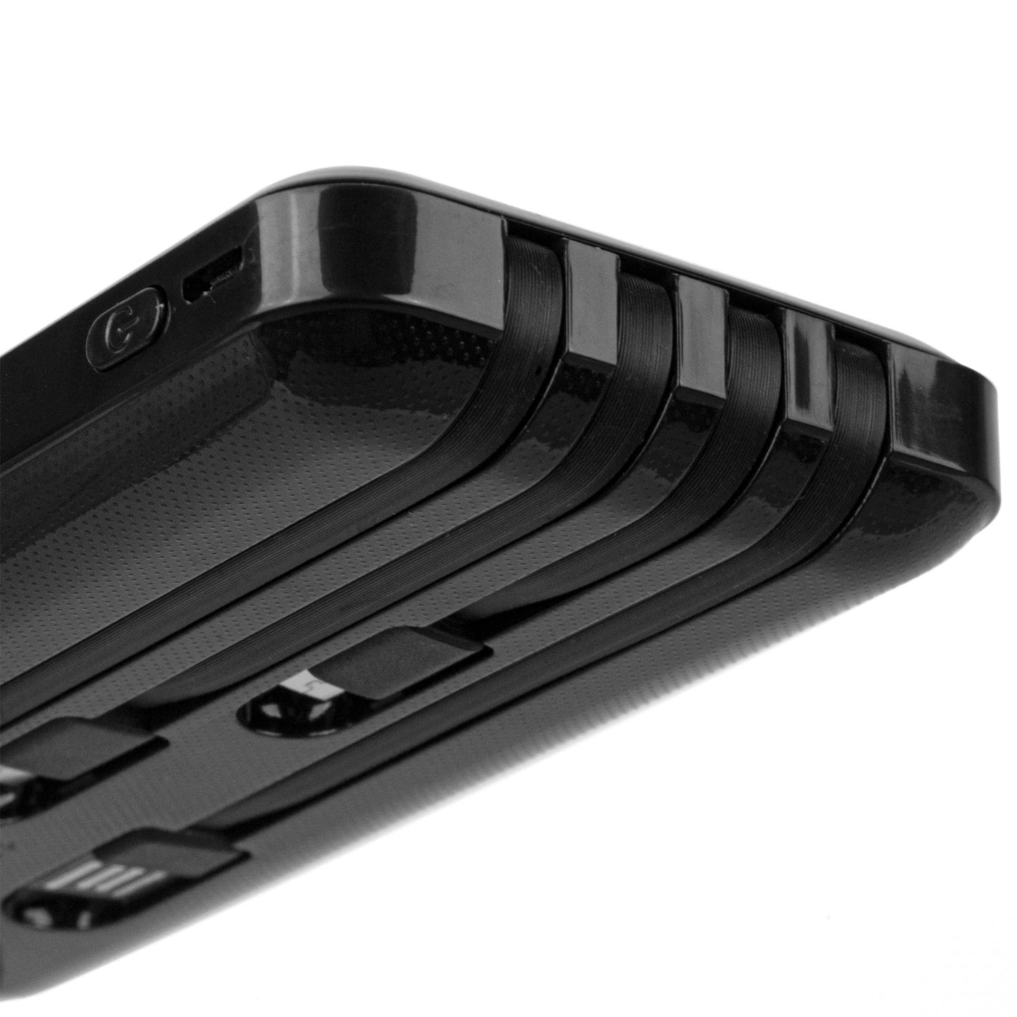 New! BMW MOA - 10000mAh Polymer Power Bank with Build-In Charging Cables - Black