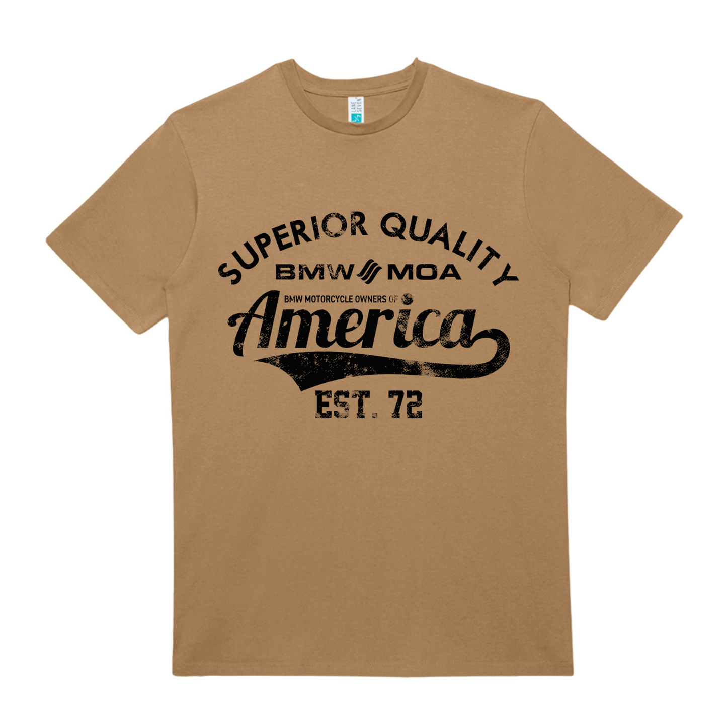 Brown BMW MOA America Tee