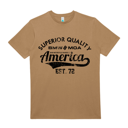 Brown BMW MOA America Tee