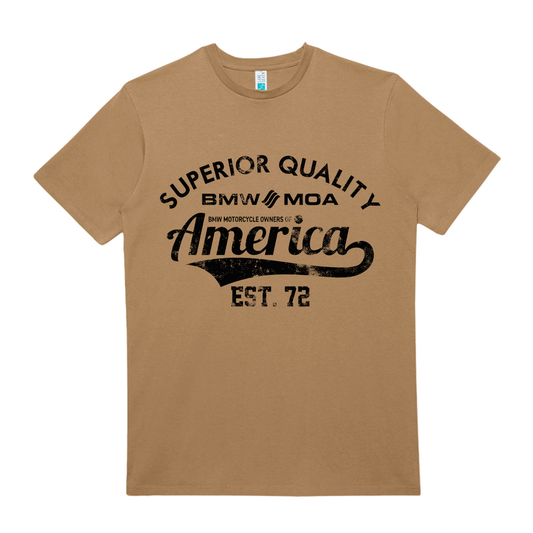 Brown BMW MOA America Tee