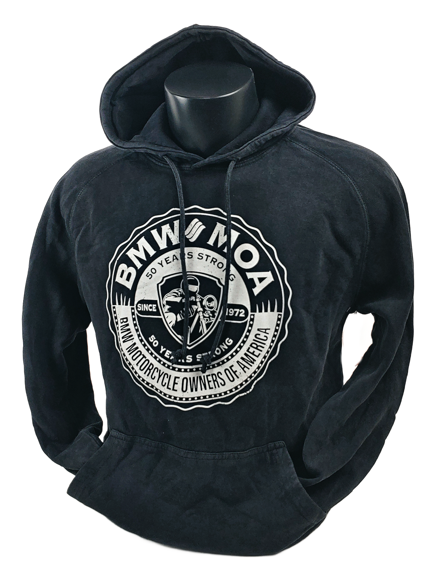 50th Motorcycle Owner - Hoodie Pullover - Charcoal Black