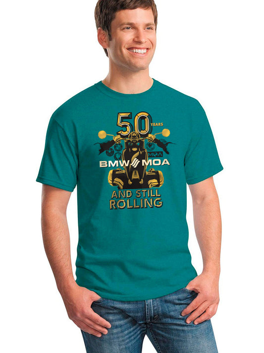 Limited Edition MOA Member Shirt #12 - Deep Teal - And Still Rolling