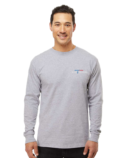 Rally Tee Long Sleeve - Heather Grey
