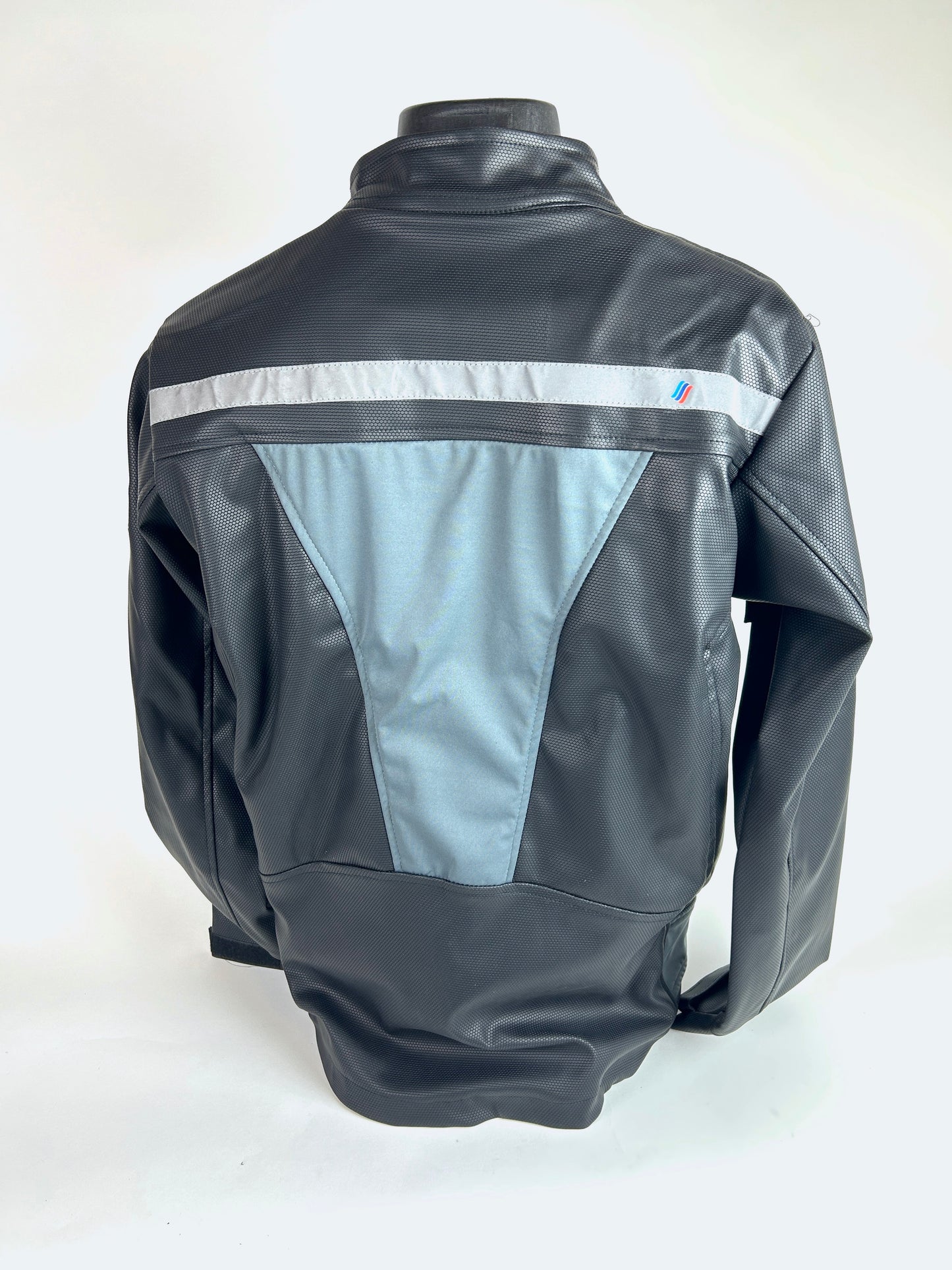 Motorcycle Jacket Zip Up - Wind Blocker - Black