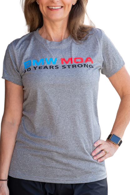 50 Years Strong - Women's Dry Fit - Grey - Training Tee