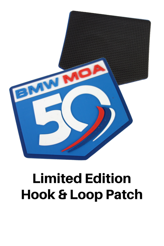 50th Anniversary PVC Patch - Hook and Loop Back