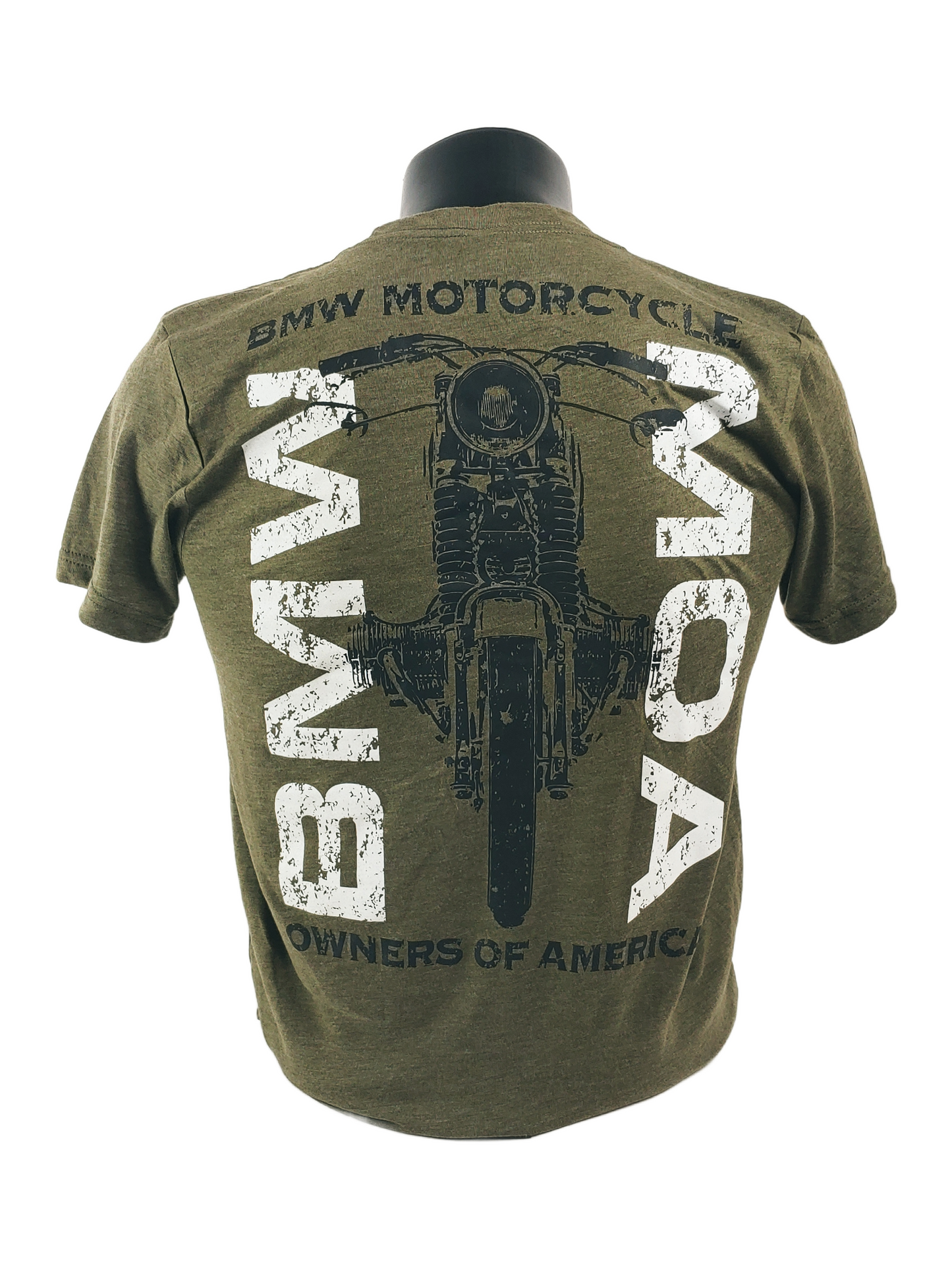 BMW MOA Motorcycle - Military Green -  Men's T-Shirt
