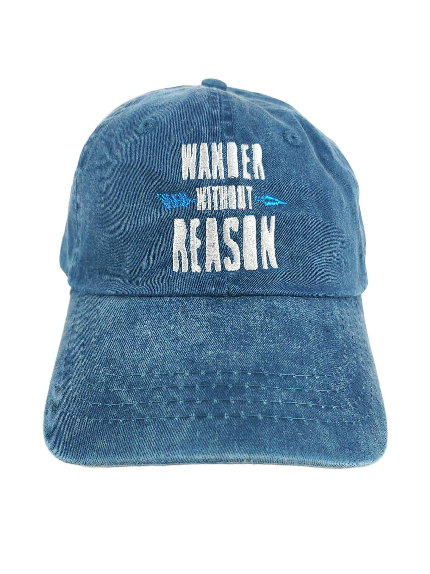Wander Without Reason  - Unisex - Denim or Rose - Baseball Style Hat