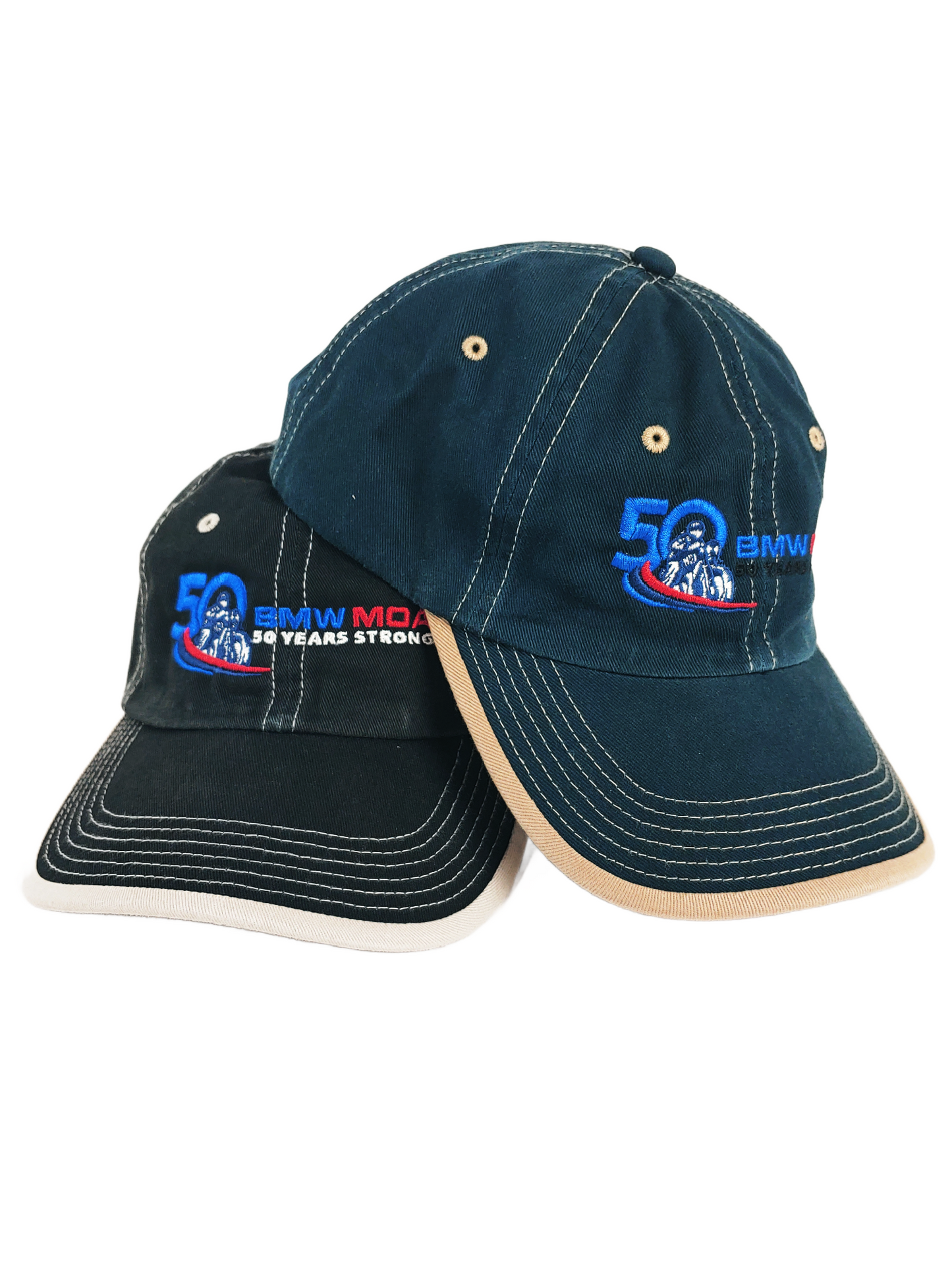 50 Years Strong - Vintage Washed Contrast Stitched - Unisex Baseball Style Hat