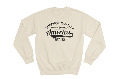 Cream Unisex Crew Neck