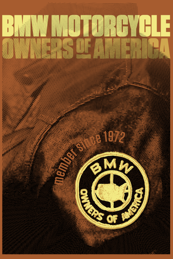 Limited Edition MOA Member Shirt #8 - Burnt Orange - BMW MOA
