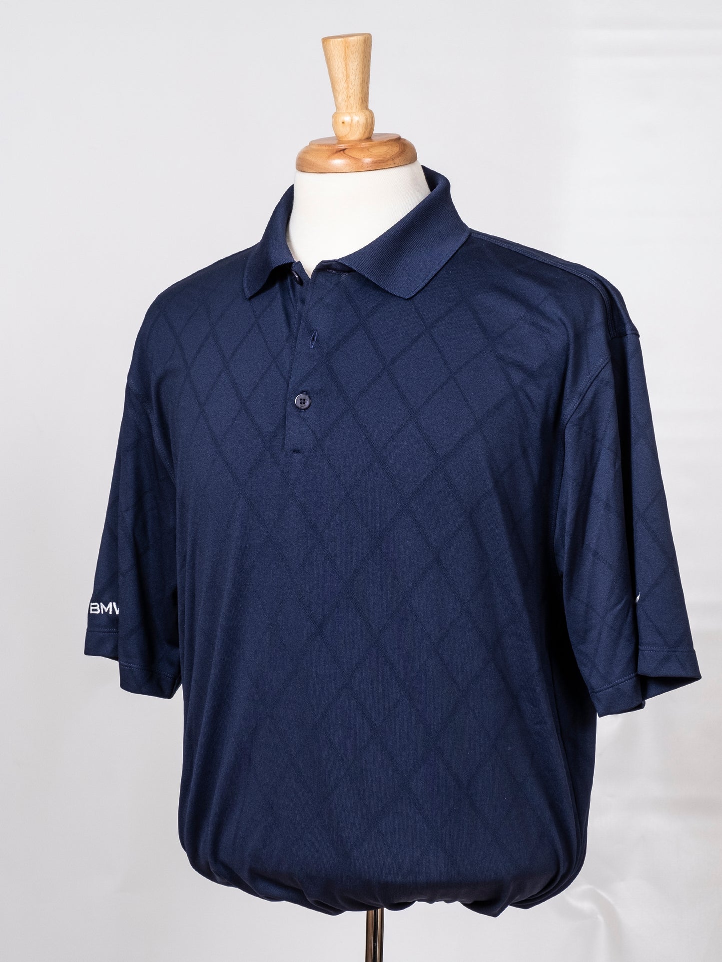 Nike Dri Fit Cross-Over Texture Polo - Embroidered Sleeve
