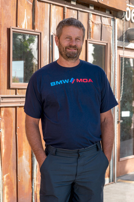 BMW MOA - Men's New Club T Shirt - Black or Blue